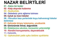 Nazar Belirtileri Nelerdir? Nazar Belirtileri Nelerdir?